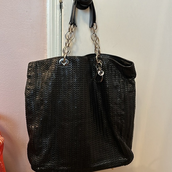 Lady Dior Woven Shopping Tote Large - Picture 12 of 12